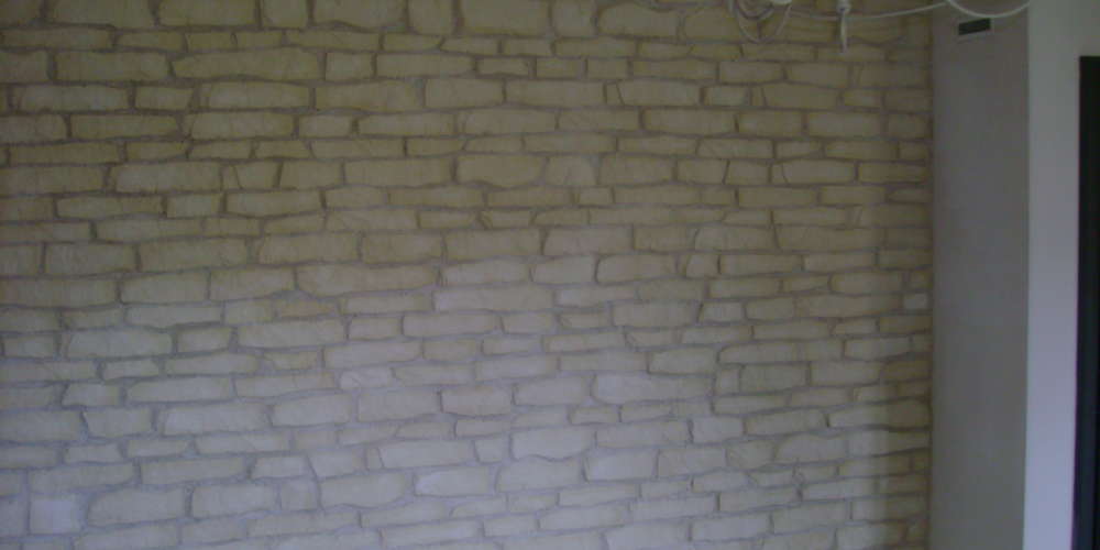 Projet 8 - Pose d’un mur intérieur imitation pierre