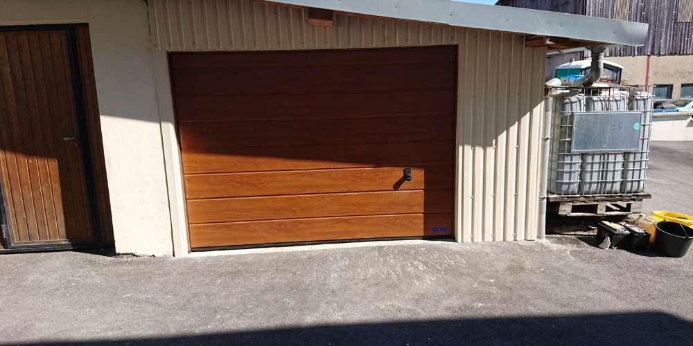 Projet 22 - Pose d'une porte de garage sectionnelle