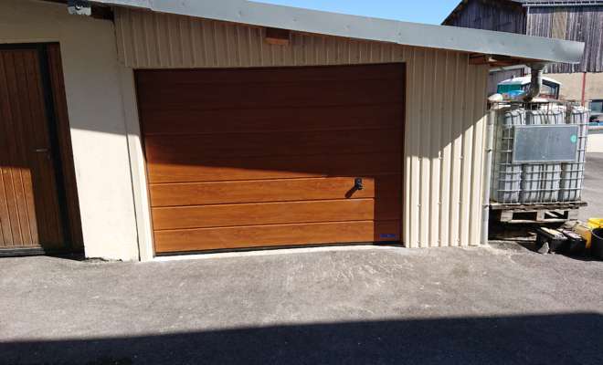 Projet 22 - Pose d'une porte de garage sectionnelle